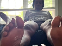 Amateur, Negro, Ébano, Fetiche, Fetiche de pies, Pajear, Latina, Pov