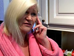 Agedlove big titted mature Lacey Starr fucking lover