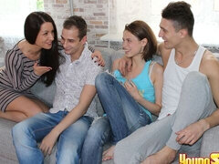 デカチン, デカパイ, チン, フォアサム, なめる, オマンコ, ガリガリ, ティーン