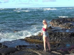 Enthousiasteling, Pijpbeurt, Flashing, Voetbeurt, Vriendin, Handbeurt, Buiten, Gezichtspunt