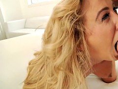 Anal, Nana, Noire, Blonde, Noir ébène, Interracial