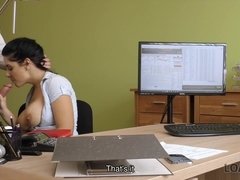 Pijpbeurt, Rondborstig, Mollig, Tsjechisch, Hd, Geld, Gezichtspunt, Tiener