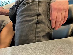 The secretary sucks the bosss cock