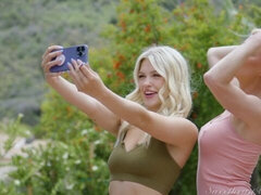 デカ尻, デカパイ, ブロンド, 下着, オナニー, 淫乱熟女, オマンコ, ストリッピング