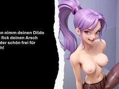 In den arsch, Schmuddelige sprache, Weibliche domination, Deutsch, Hd, Anleitung, Masturbation, Herrin