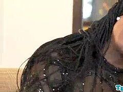 Leie, Amerikanisch, Schwarz, Schwarz, Masturbation, Transfrau, Solo