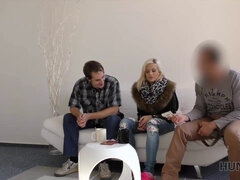 18 jahre, Blondine, Blasen, Gehörnter ehemann, Tschechisch, Hd, Realität, Sohn