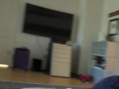 Blond, Pijpbeurt, Vriendin, Olie, Orgasme, Gezichtspunt, Roken, Nat