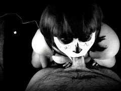 Halloween, hitachi orgasm, loud moaning orgasm