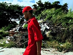 素人, アナル, 黒人, 黒人, ゲイ, 毛深い, 異人種間, アウトドア