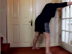 Mooie dikke vrouwen, Brits, Masturbatie, Rijpe lesbienne, Alleen