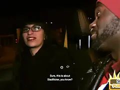 Pulled spex MILF on interracial affair