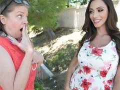 デカパイ, 巨乳な, チン, バック, 指いじり, 手コキする, マッサージ, 淫乱熟女