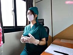 アナル, アジア人, 中国人, 手コキする