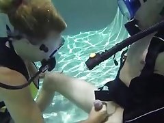 His First Scuba Fuck