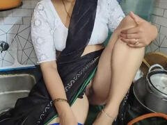 叔母, フェラチオ, 兄弟, はじめて, 彼女, インド人, キッチン, 姉妹