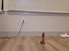 デカチン, ディルド, Hd, オナニー, 馬乗り, 一人, おもちゃ, バイブレーター