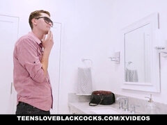 Tlbc - girlfriend Alex More rails big black cock in front of cuckold boyfriend