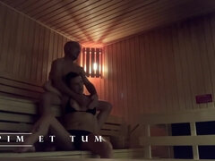 Amateur, Culo, Bikini, Pareja, Hembra, Alemán, Orgasmo, Sauna