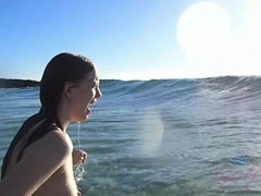 ビーチ, 人形, 彼女, アウトドア, ハメ撮り, 公共, オマンコ, オッパイの
