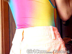 フェラチオ, 茶髪の, 顔射, Hd, オーガズム, アウトドア