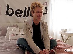 Hinter den kulissen, Grosser arsch, Blondine, Vollbusig, Paar, Hardcore, Orgasmus, Sohn