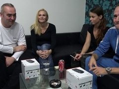 Сногсшибательные, Брюнетки, Собачьи, Ласковые ручки, Белье, Чулки, Жена, Обмен женами
