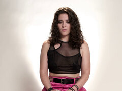 デカ尻, デカパイ, 茶髪の, 裸, 一人, おもちゃ