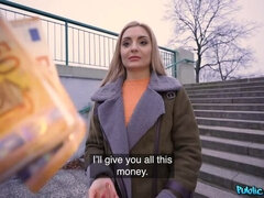 Amateur, Rubia, Semen en la boca, Dinero, Tetas naturales, Al aire libre, Pov, Realidad