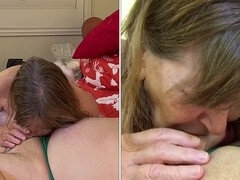 Enthousiasteling, Mooie dikke vrouwen, Pijpbeurt, Huisgemaakt, Rijpe lesbienne