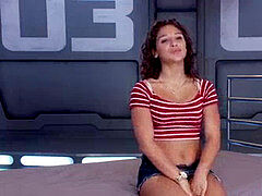 素人, ボンデージ, ズームショット, 挿入, オナニー, 一人, おもちゃ