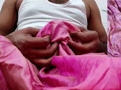 Bekleidet, Crossdresser, Spermaladung, Schwul, Indisch, Lingerie, Masturbation, Satin