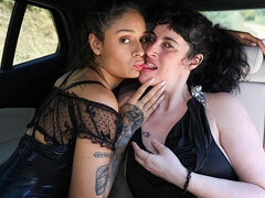 Big ass, Fingering, Lesbian, Licking, Lingerie, Milf, Shaved, Tits