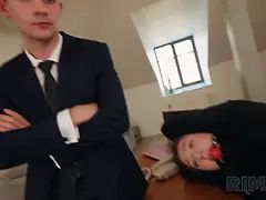 18 jaar, Fetisj, Hd, Kantoor, Russisch, Trio