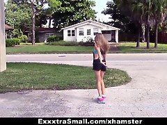 Exxxtrasmall - tiny skater teenage gets furry labia drilled