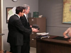 18, 茶髪の, 顔射, ハードコア, 天然, ティーン, 三人, オッパイの