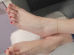Sadomasochismus, Domination, Füsse, Weibliche domination, Lecken, Massage, Milf, Herrin