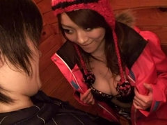 Fabulous Japanese whores Akari Hoshino, Rin Aikawa, Wakana Kinoshita in Hottest JAV censored Swallow, Outdoor video