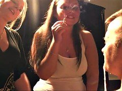 girl spitting