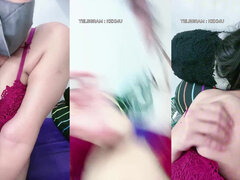 Любители, Азиатки, Большие сиськи, Пальцем, Домашнее видео, Белье, От первого лица