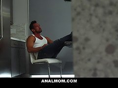 アナル, 美人, デカチン, ブロンド, 捕まる, エロ熟女, 淫乱熟女, 母