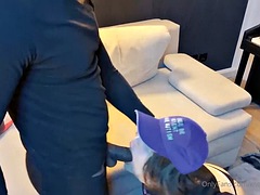 黒人, フェラチオ, イく瞬間, 黒人, 手コキする, 異人種間, シーメール, オッパイの