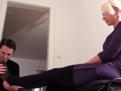 茶髪の, 足, 足フェチ, Hd, 淫乱熟女, ナイロン