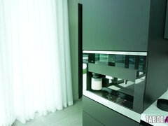 デカパイ, ブロンド, 下着, 熟年, 淫乱熟女, ハメ撮り, 義母, 妻