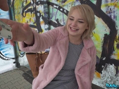 Amateur, Ass, Blonde, Dress, European, Outdoor, Pov, Tits