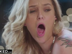 デカチン, ブロンド, フェラチオ, イマラチオ, チン, 異人種間, 馬乗り, フェラする