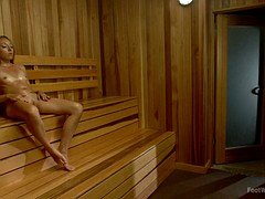 Blonde, Fétiche, Fétiche des pieds, Branlette thaïlandaise, Sauna