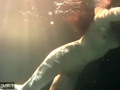 18, 茶髪の, フェティッシュ, Hd, プール, ロシア人, 剃毛, 一人