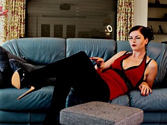 緊縛, 浮気する, フェムドム, ドイツ人, 淫乱熟女, 奴隷, 妻