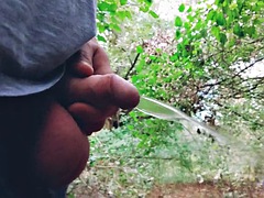 Grosse bite, Habillées, Tir de sperme, Européenne, Homosexuelle, Masturbation, De plein air, Solo